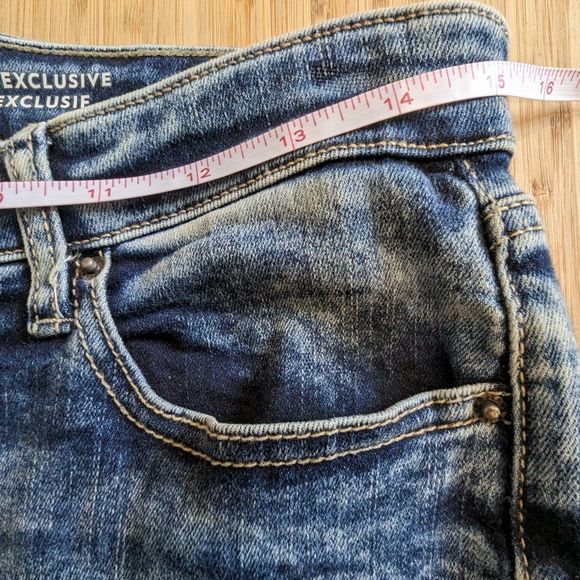 Acid wash Zipper Ankles Size 29 Jeans The exclusive R Jeans company - Picture 10 of 10